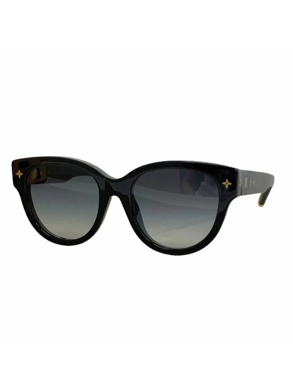 Louis Vuitton Sunglasses Monogram Flower My Round Black Cles Dies Eyewear
